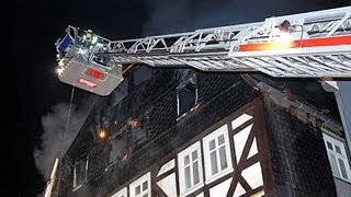 Frankenberg: Millionenschaden bei Großbrand in der Altstadt