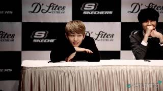 140226 skechers sign event ONEW