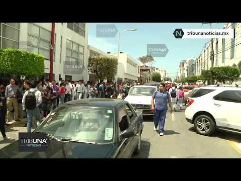 Justo el Momento del Sismo en Puebla