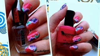 Big Flower Nails^^