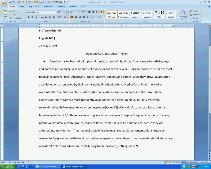 Mla format essay paper