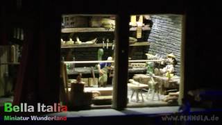 Pinocchio läßt das Lügen nicht im Miniatur Wunderland Hamburg