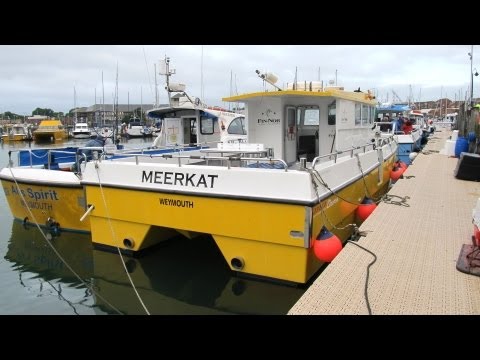 Meerkat Weymouth based fast charter boat for inshore and offshore angling