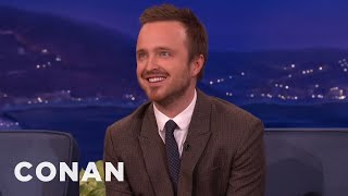 Aaron Paul Regrets Serving Champagne To Fans