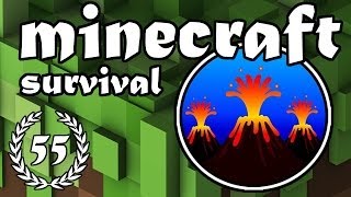 Minecraft Survival - Aflevering 55 - "Overal LAVA!"