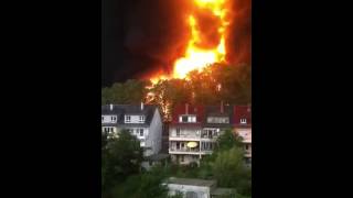 Feuer in Ludwigshafen