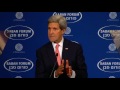Secretary Kerry Delivers Remarks at the Saban Forum