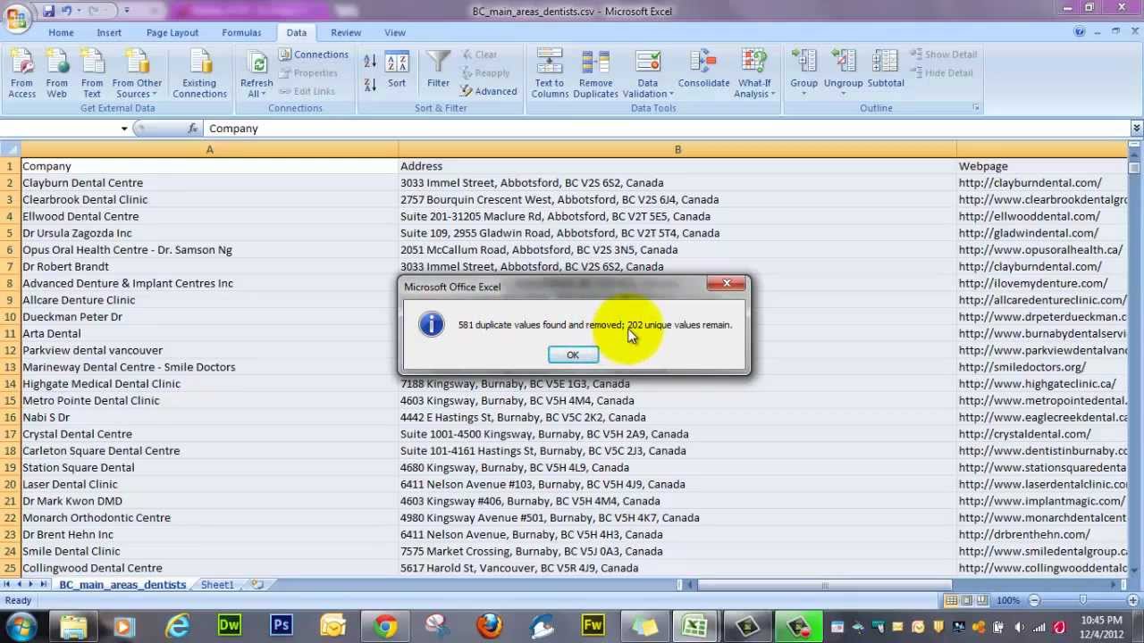 Spreadsheet to convert data into Mobile ATM CSV file - YouTube