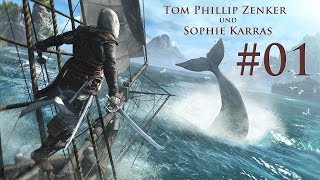 Let's Play Assassin's Creed 4 Black Flag [HD] [BLIND] -#01 Piratenneulinge verüben erstes Verbrechen