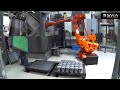 Svia FeedLine at Husqvarna AB with ABB IRB 4400 Robot tending Chiron CNC