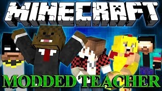 MODDED (Better Movement) Minecraft TEACHER Minigame w/ BajanCanadian, xRPMx13, NoahCraft and Palmer