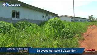 GABON / LEBAMBA : Le Lycée Agricole à L’abandon
