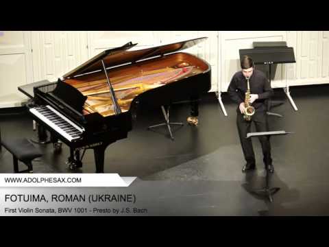 Dinant 2014 - Fotuima, Roman - First Violin Sonata, BWV 1001 - Presto by J.S. Bach 