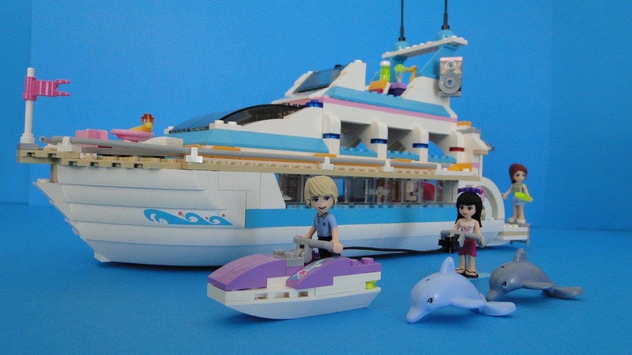 Lego Friends 41015 Dolphin Cruiser Yacht STOP MOTION - YouTube