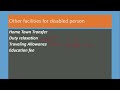 Facilities For Disabled Person In India (hindi)