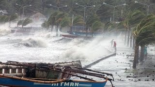 Super Typhoon Haiyan Yolanda Hits Philippines 2013