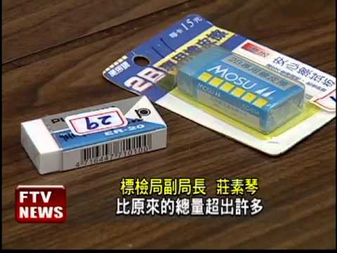 30品牌橡皮擦檢測 2件塑化劑超標－民視新聞 - YouTube