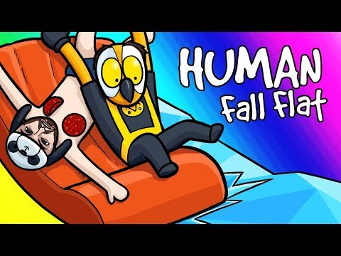 Human Fall Flat Funny Moments - Boat Rides and Panda's Horror Face!
