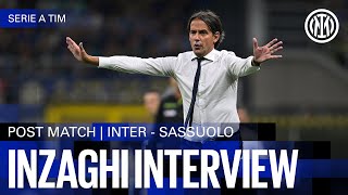 SIMONE INZAGHI INTERVIEW | INTER 1-2 SASSUOLO  🎙️⚫🔵??