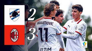 Sala-Ibrahimović-Di Siena for a powerful win in Bogliasco | Sampdoria 2-3 AC Milan | Highlights