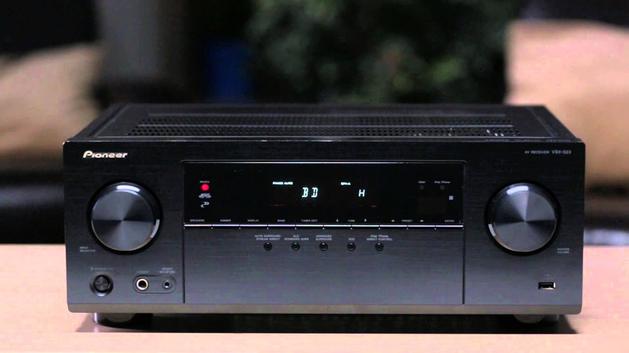 Pioneer VSX-523 - YouTube