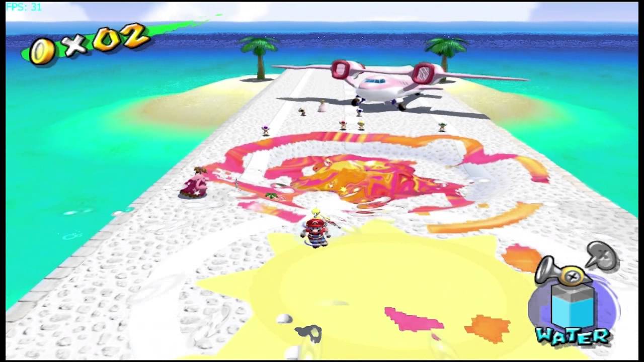 Super Mario Sunshine on Dolphin Emulator (1080p) - YouTube