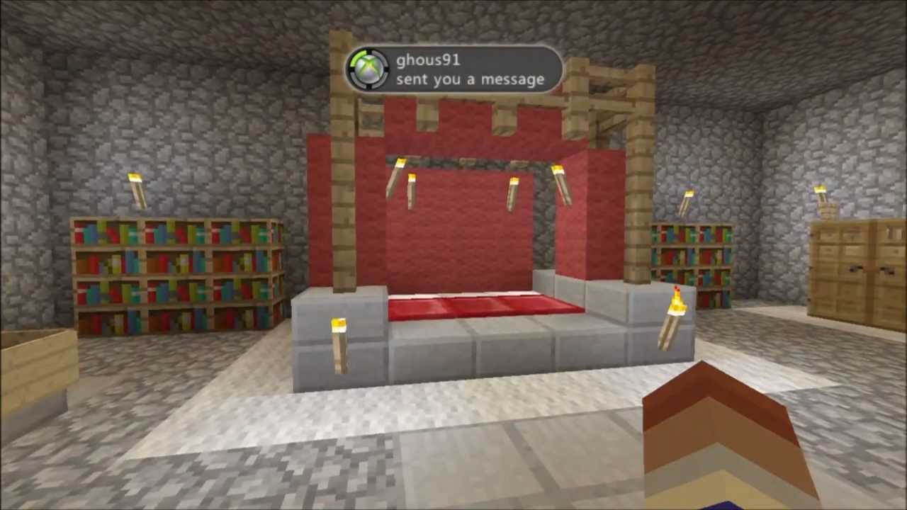 How To Build A Master Bedroom, Part 1 - Minecraft Xbox 360 Edition ...