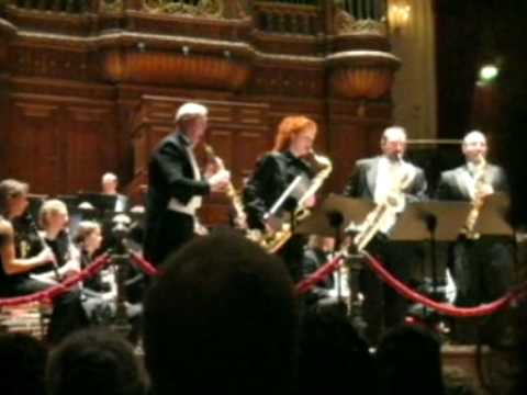 AdoSa Saxophone Quartet plays premiere of Four Mouvements 1 of 2