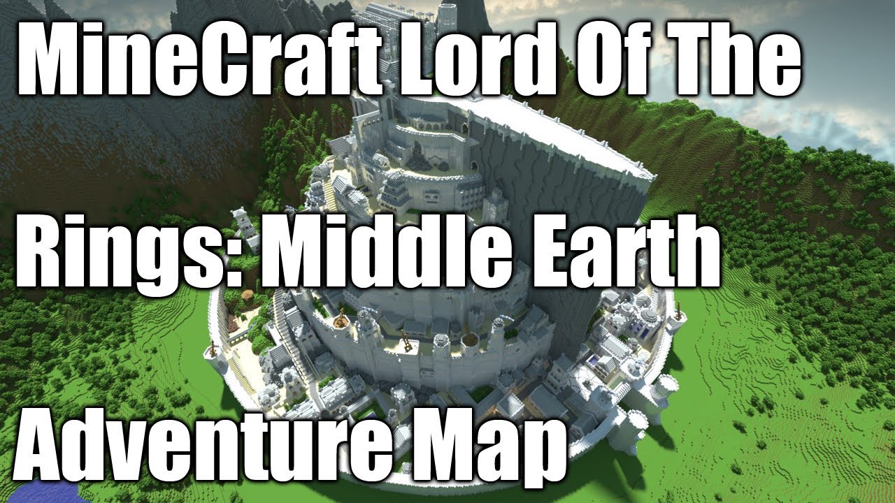 Minecraft Lord Of The Rings: Middle Earth Adventure Map - YouTube