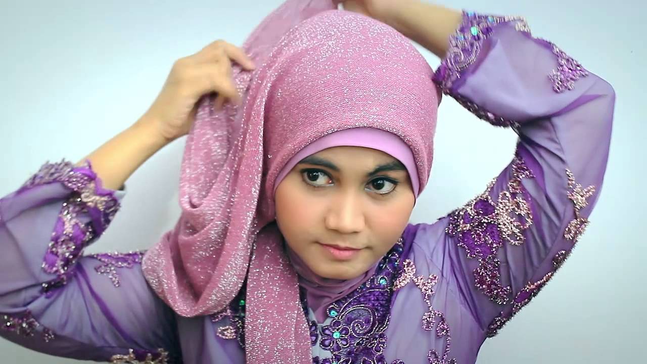 Tutorial Hijab Kebaya Youtube Hijab Style 6