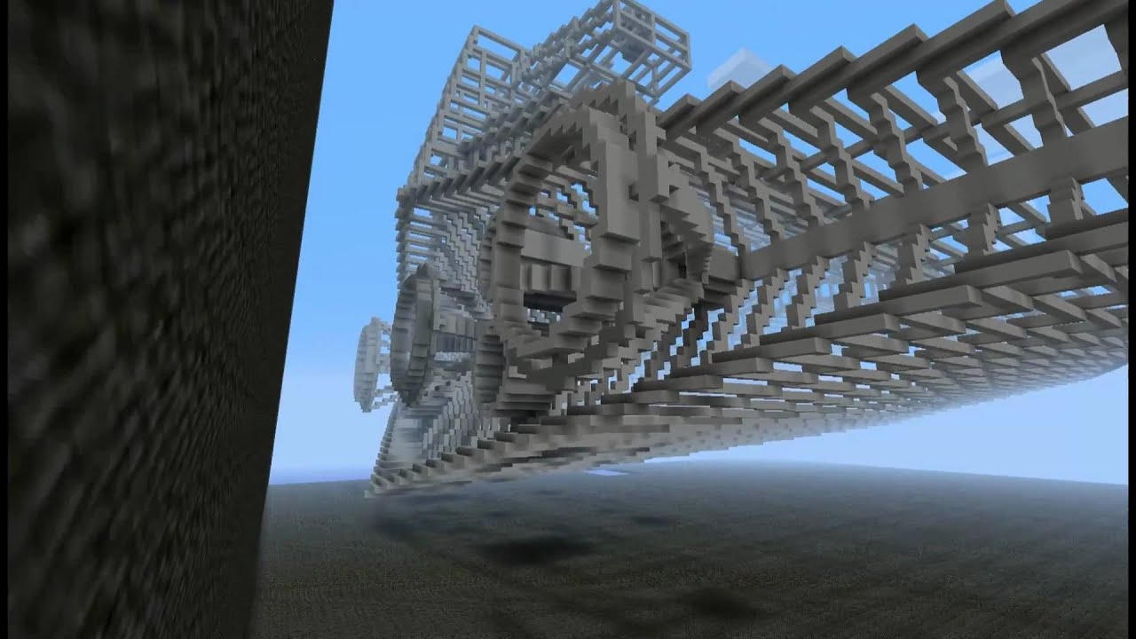 Minecraft Star Destroyer Blueprint