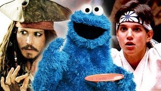 Cookie Monster Spoofs Hollywood Movies