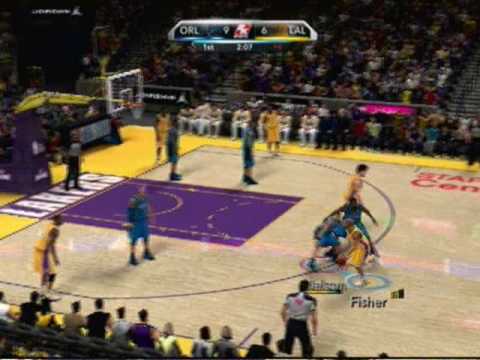 PS3 NBA 2K10 Demo - Magic Vs. Lakers - YouTube