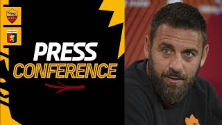 🟨? LIVE🟥?? La conferenza stampa di De Rossi alla vigilia di Roma-Genoa