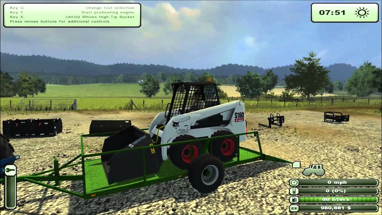 farming simulator 2011 mods bobcat