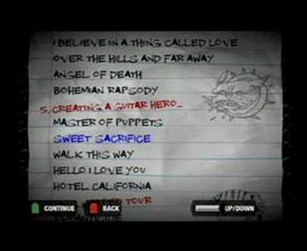 guitar hero 3 setlist