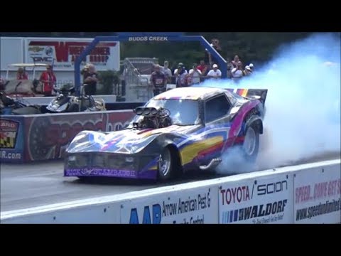 Side by Side Funny Car Action Lege nds at MIR15 Drag Track Action Dreamgoatinc Video Cars