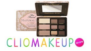 Review Recensione Palette Too faced Natural eyes