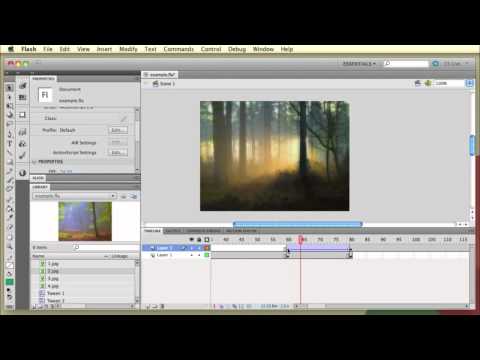 Как создать слайд-шоу в macromedia flash