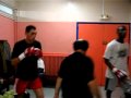 leçon de fernando a Kasmi avant le combat vs Sarnelli