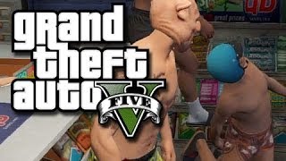 GTA 5 Online Multiplayer Funny Moments!  (Los Santos Tour, New Clothes, and More!)