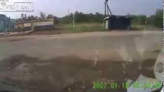 Quickest. Russian Dashcam Accident.  Ever