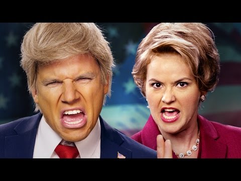 Donald Trump vs Hillary Clinton. Epic Rap Battles of History.