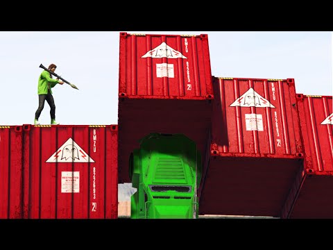 DEFEND THE FLOATING BASE! (GTA 5 Funny Moments)