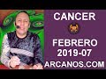 Video Horscopo Semanal CNCER  del 10 al 16 Febrero 2019 (Semana 2019-07) (Lectura del Tarot)