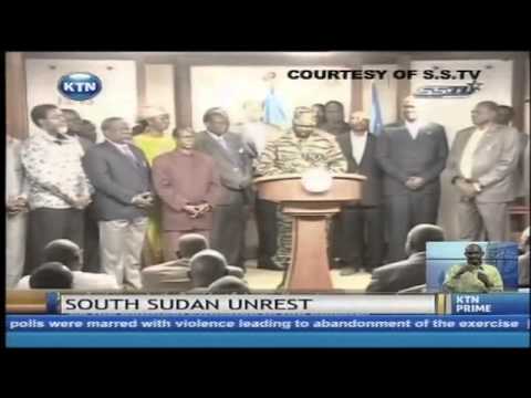 Across the border, reports of trouble in neighbouring south Sudan as the government announced an attempted coup this afternoon.South Sudan president Salva Kiir accused his former vice president of orchestrating the failed coup which has thrown the capital, Juba into a state of panic. 
Watch KTN Streaming LIVE from Kenya 24/7 on http://www.ktnkenya.tv
Follow us on http://www.twitter.com/ktnkenya
Like us on http://www.facebook.com/ktnkenya