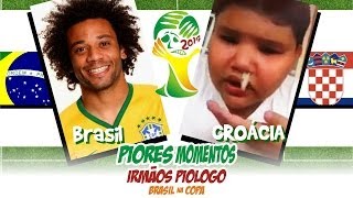 Brasil X Croácia - Piores Momentos Brasil na Copa 2014!