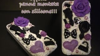 Usare il silicone per l'effetto panna montata: decorazione cover