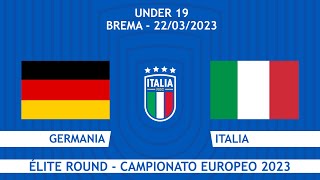 Germania-Italia | Under 19 | Élite Round