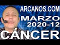 Video Horóscopo Semanal CÁNCER  del 15 al 21 Marzo 2020 (Semana 2020-12) (Lectura del Tarot)
